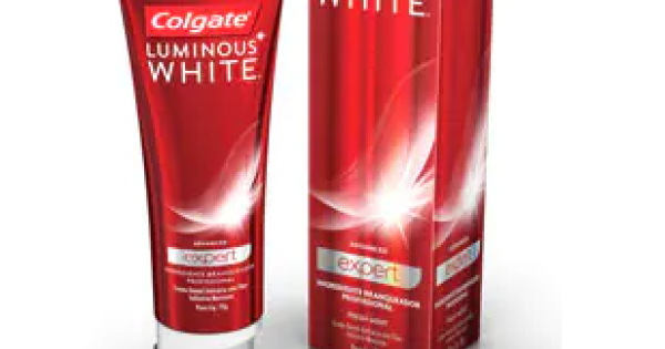 creme dental colgate luminous white expert