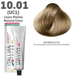 COLORAÇÃO ITALLIAN COLOR 60G LOURO PLATINA NATURAL CINZA 10.01