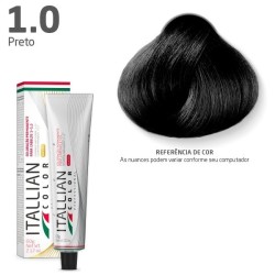 COLORAÇÃO ITALLIAN COLOR 60G PRETO 1.0