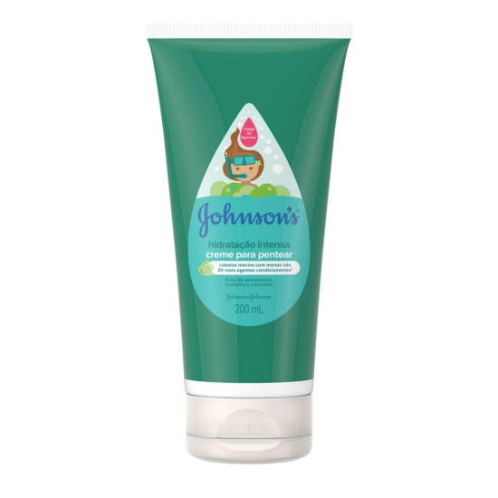 JOHNSON'S CREME PARA PENTEAR HIDRATAÇÃO INTENSIVA 200ML