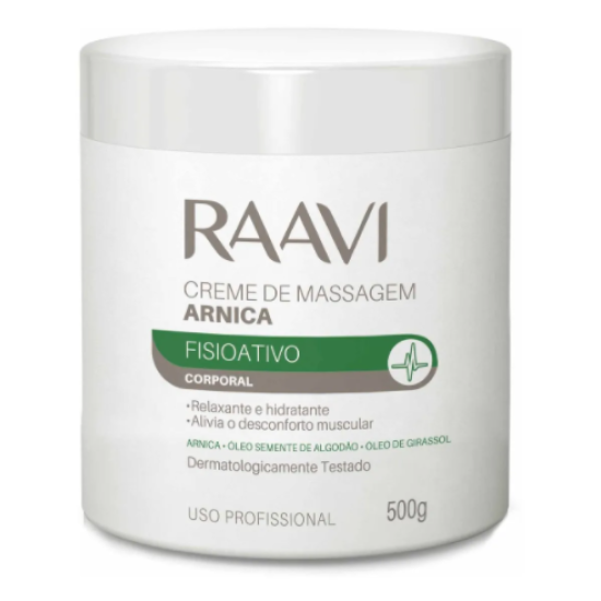 CREME DE MASSAGEM ARNICA 500G FISIOATIVO