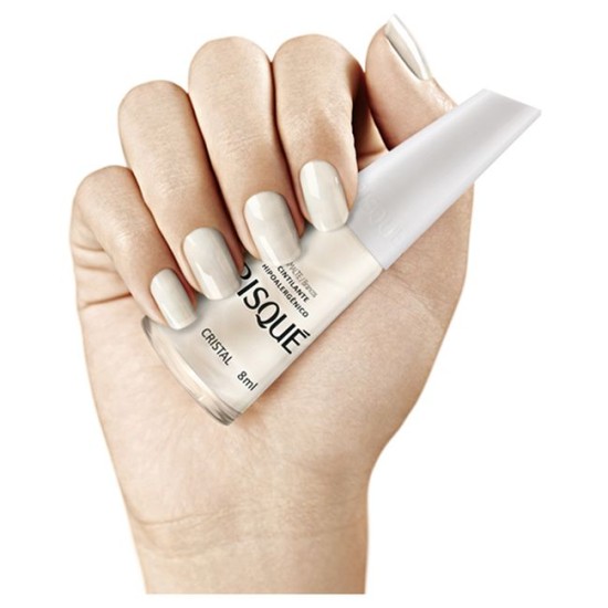 ESMALTE RISQUÉ  BRANCO CINTILANTE CRISTAL 8ML 