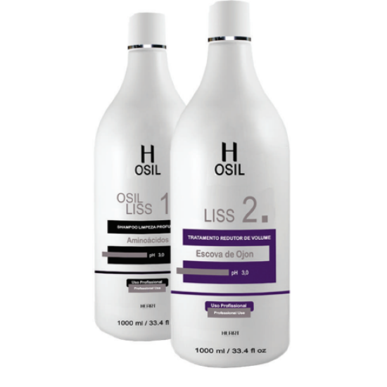 KIT  ESCOVA PROGRESSIVA HEART OSIL  SHAMPOO + PROGRESSIVA MERLOT LISS