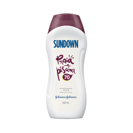 PROTETOR SOLAR SUNDOWN FPS 70 PRAIA E PISCINA 200ML